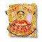 Varalaxmi Goddess Face Set Devi Mata Mukhota Mahalaxmi Face Velvet Idol Gotta with Embroidery Dress Jewelry for Vara Lakshmi Vratam Navaratri Margashirsha Vratha Pooja Temple